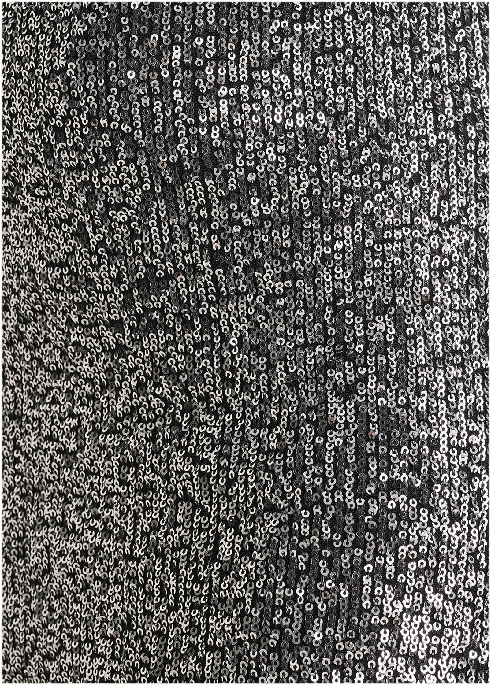 All Over Sequin Midi Dress - Silver - Image 3