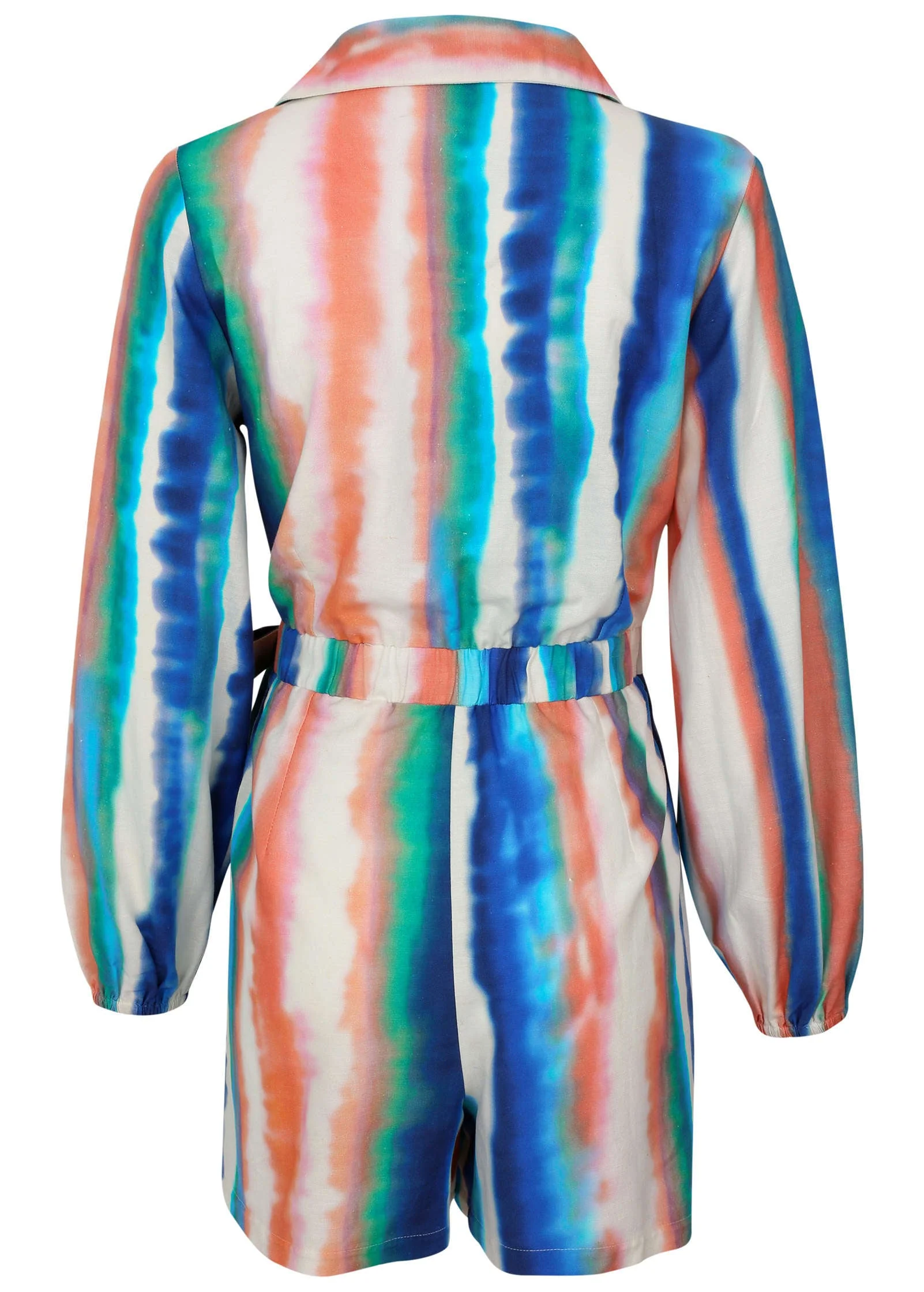 Long Sleeve Poplin Skort - Bahama Horizon - Image 3