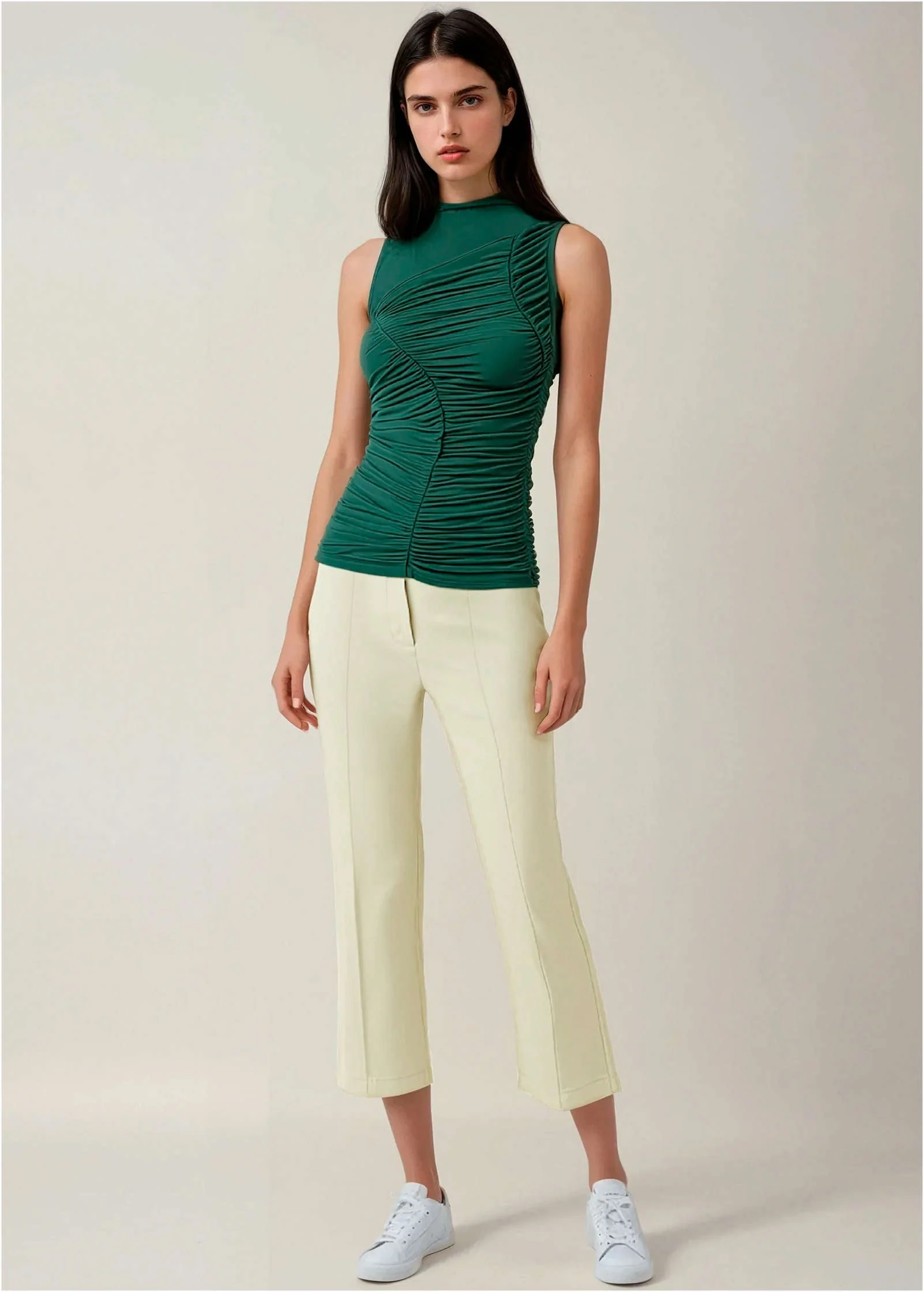 Chino Capri - Cream