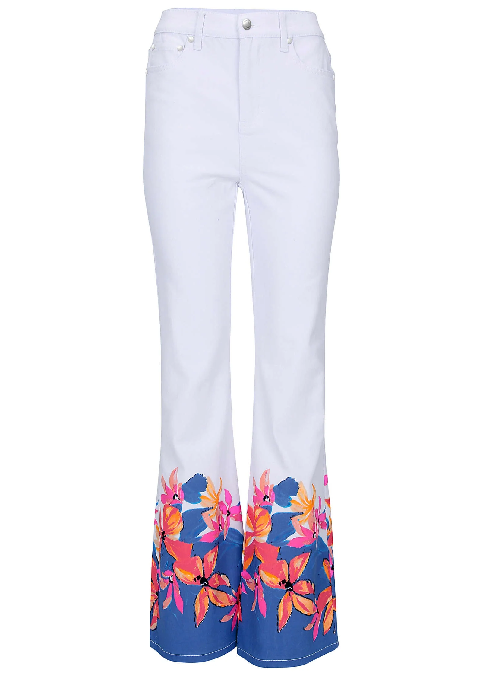 Flower Printed Modern Flare - Flower Wave - Image 6