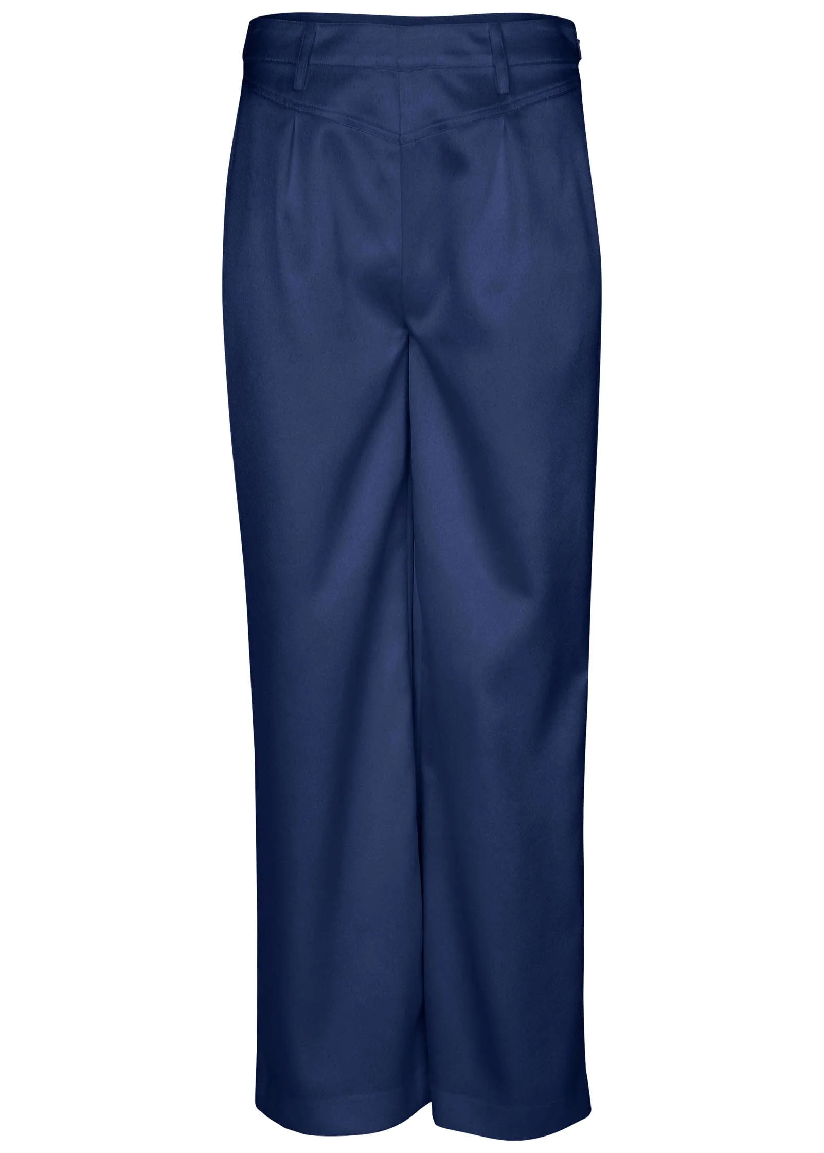 Shiny Satin Pant - Dark Blue - Image 5