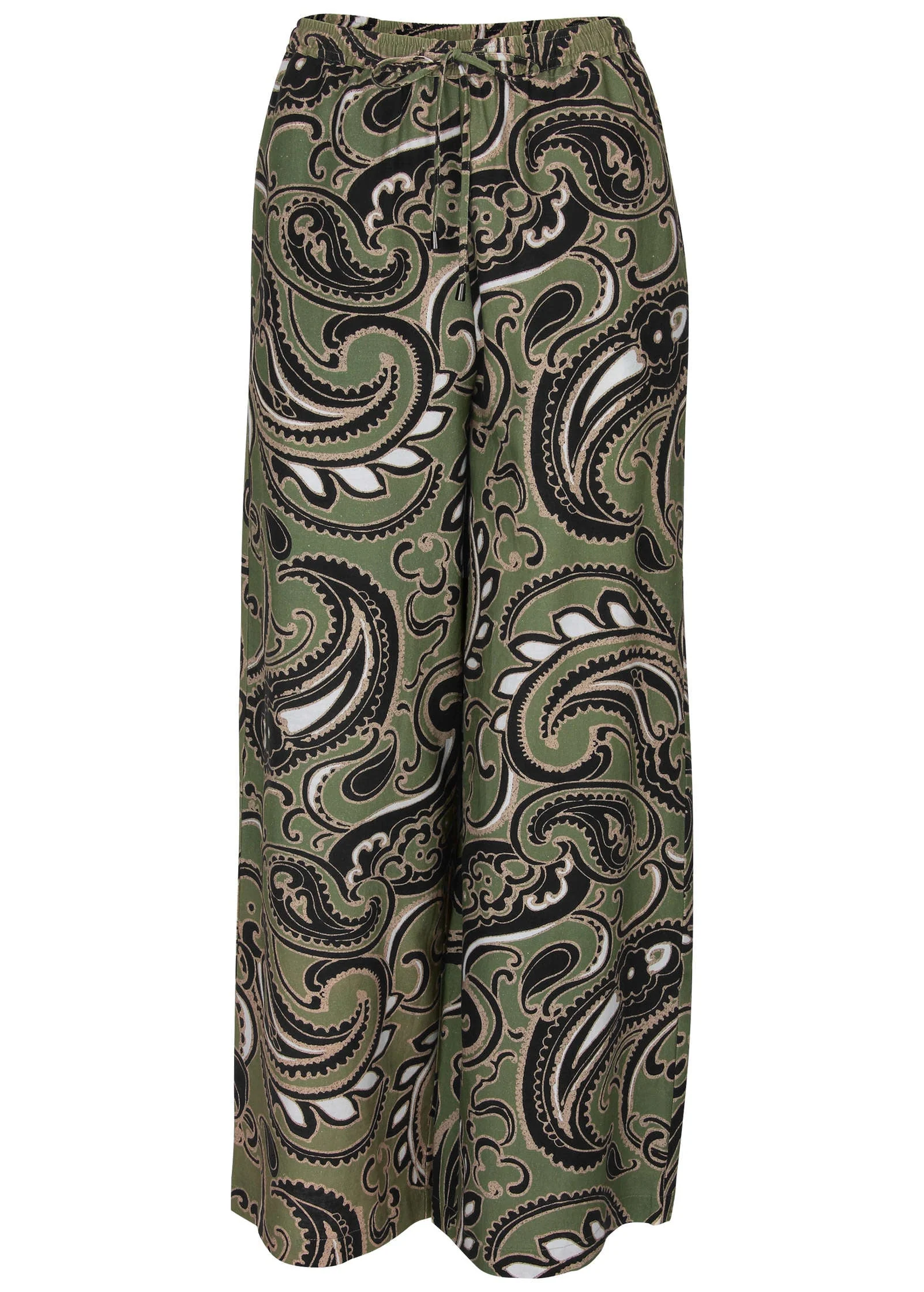 Linen Wide Leg Pant - Large Splendid Paisley - Image 4