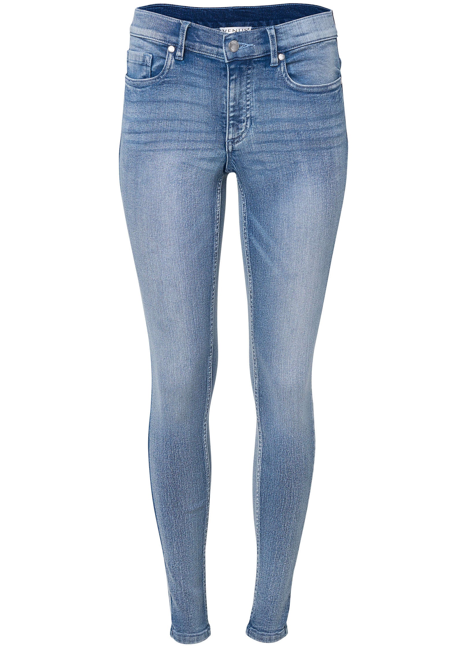 Heidi Skinny Jeans - Light Wash - Image 4