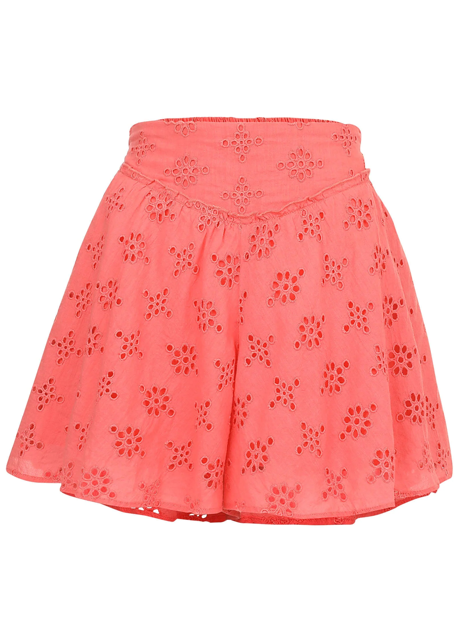 Eyelet Short - Sugar Coral - Image 2