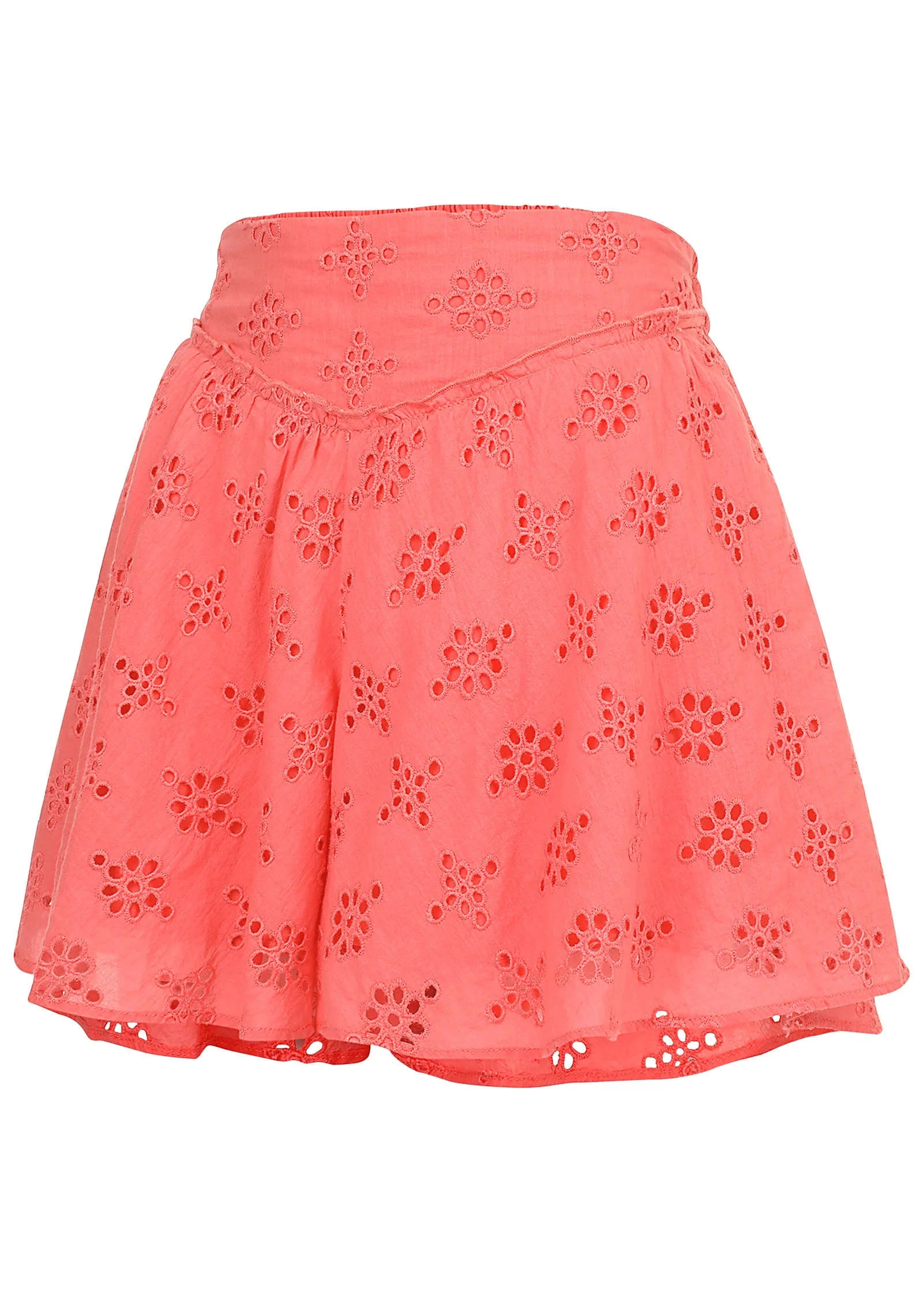 Eyelet Short - Sugar Coral - Image 4