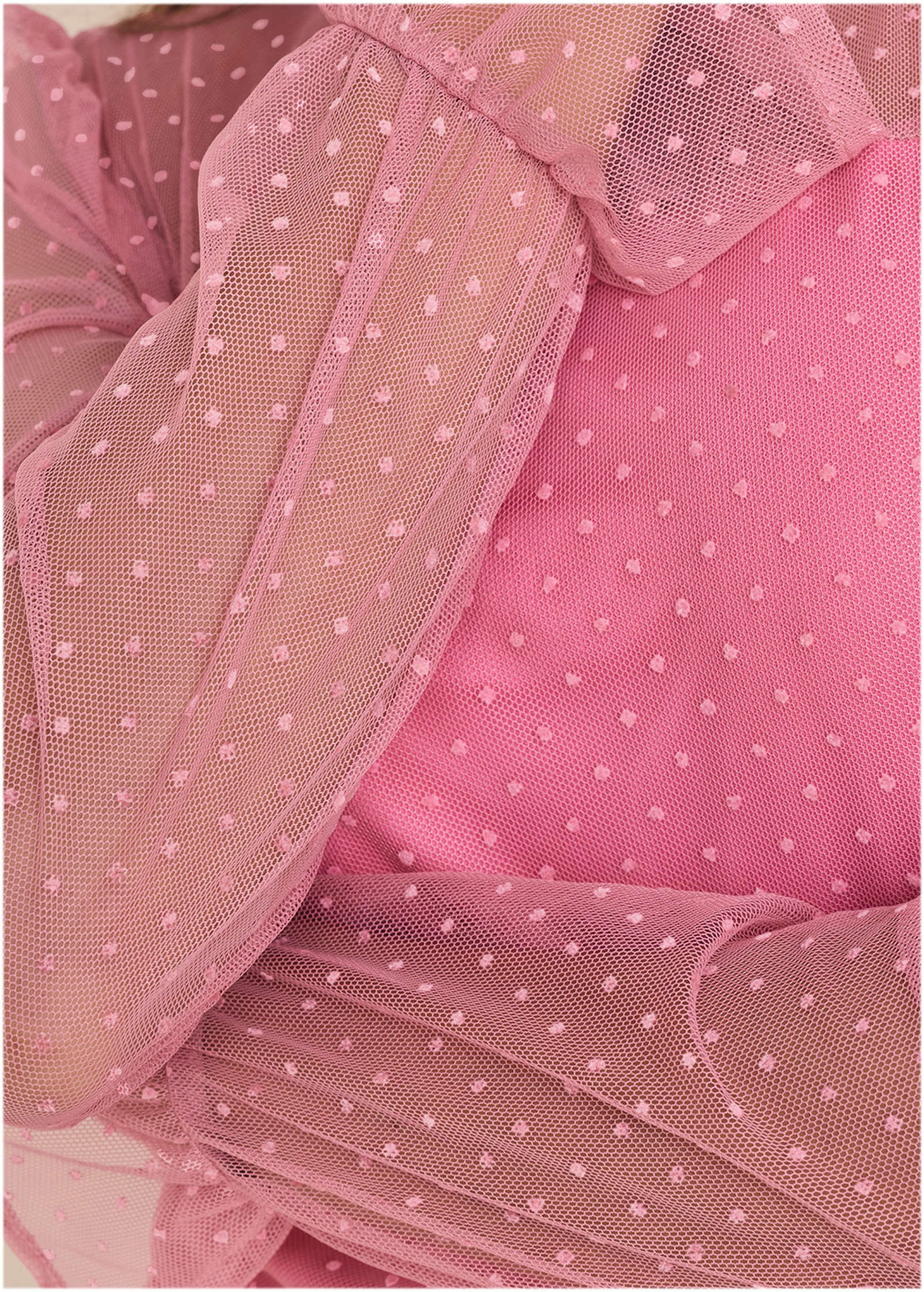 Dot Mesh Top - Polignac - Image 4