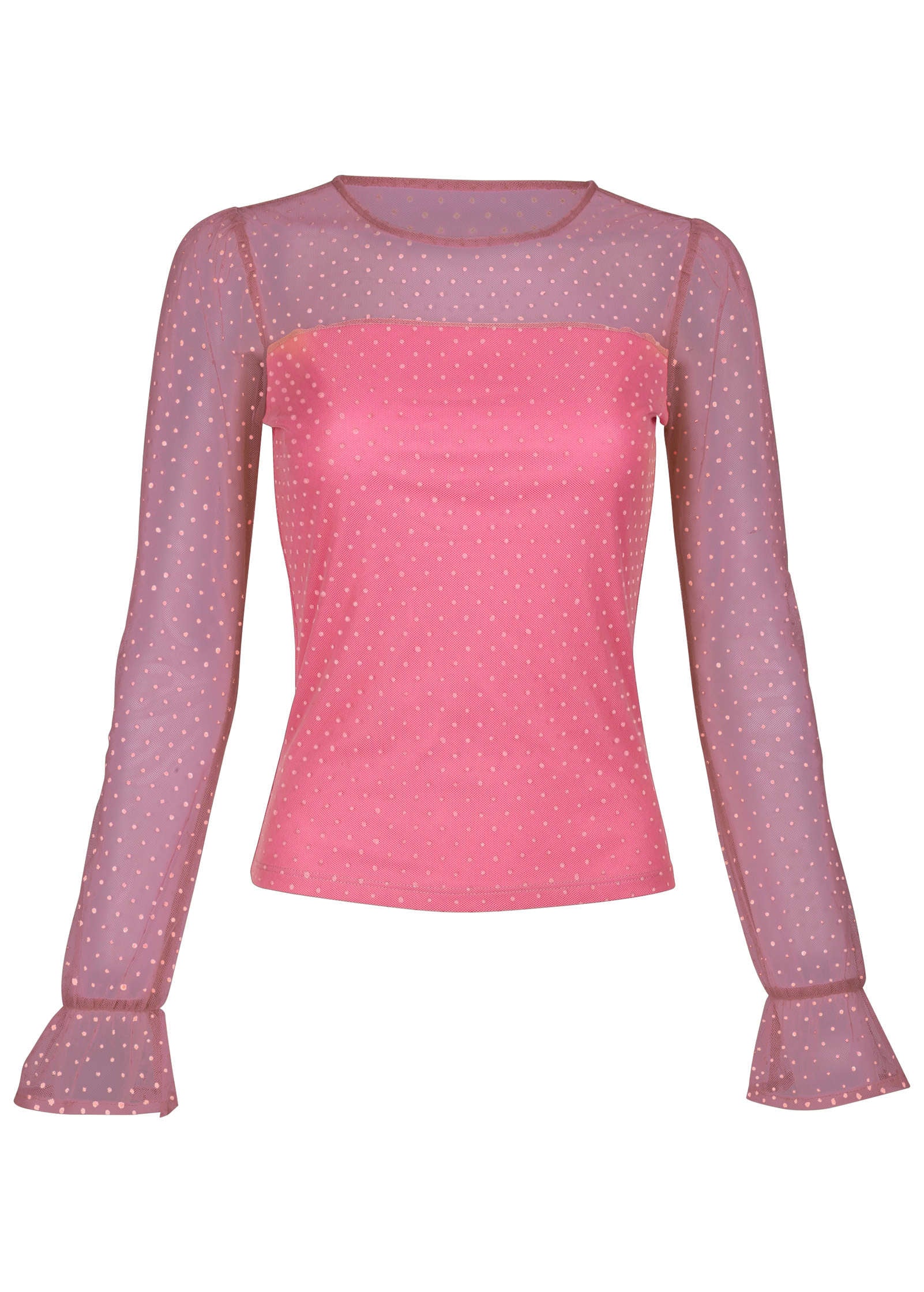 Dot Mesh Top - Polignac - Image 5