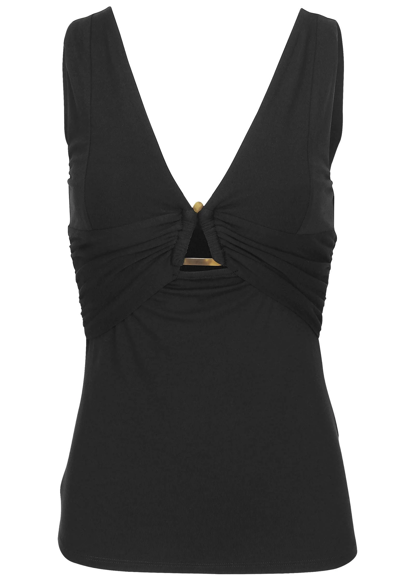 Cut-Out Tank  - Jet Black - Image 5