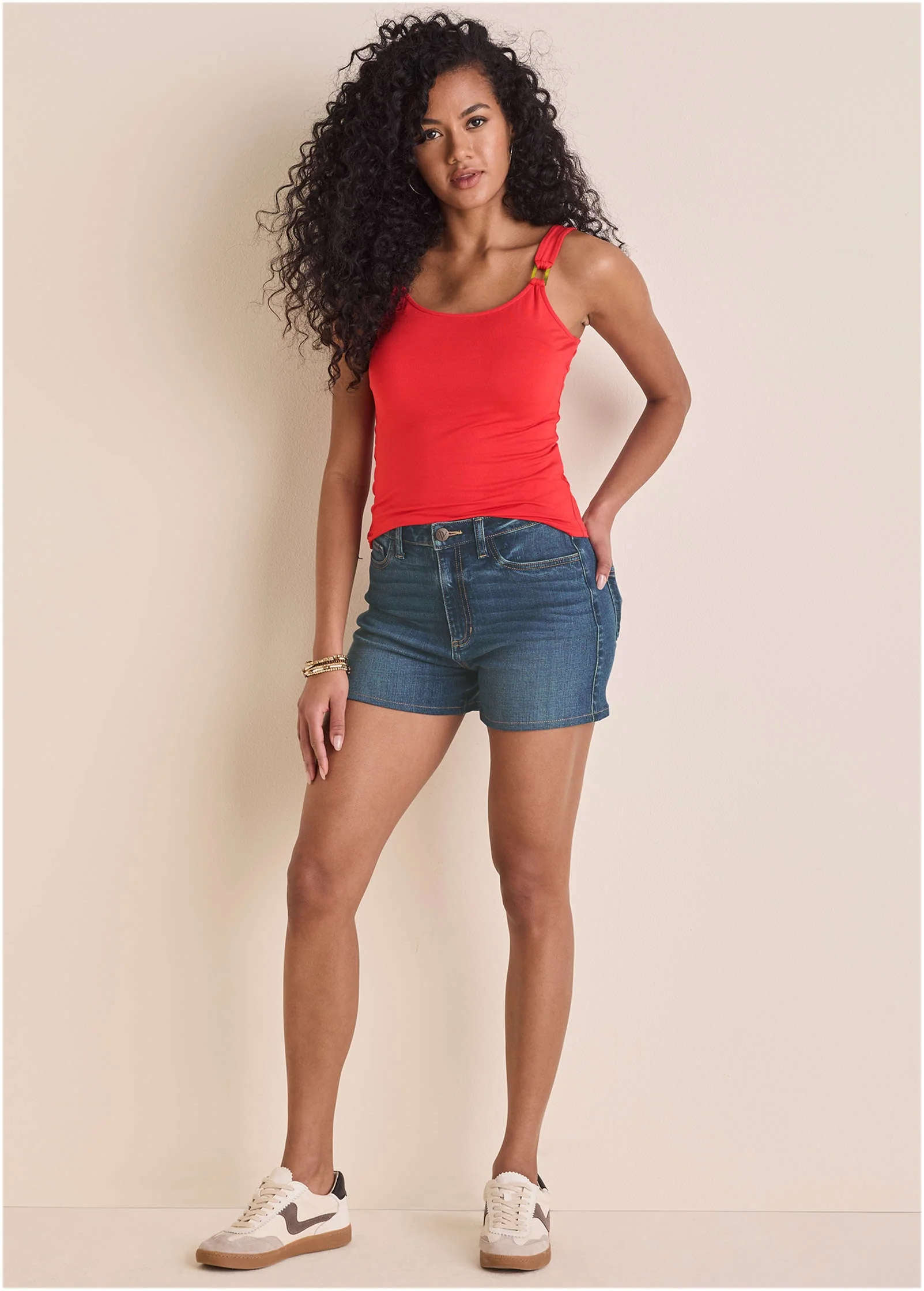 Trim Detail Tank - Rococco Red - Image 2