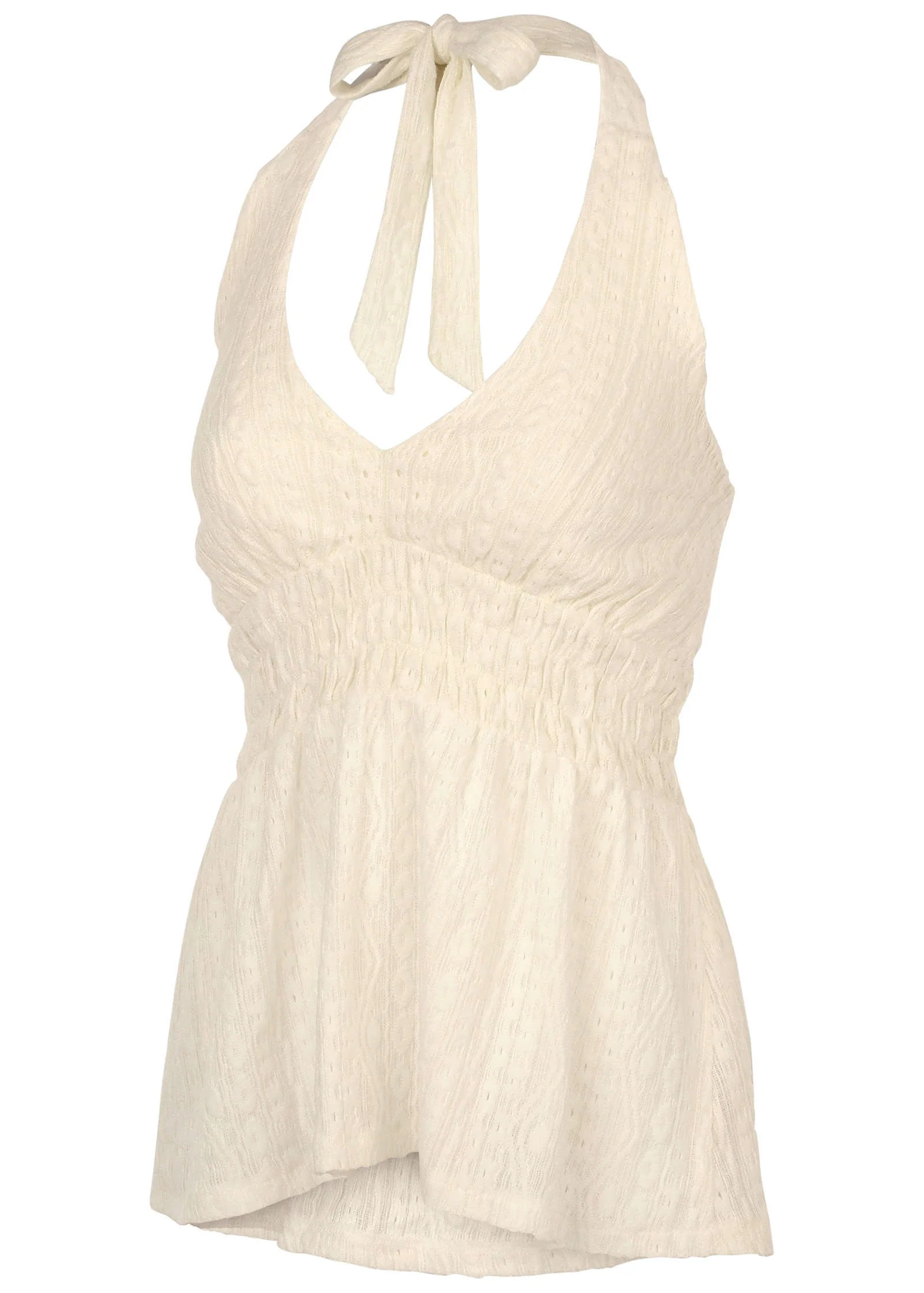Bahama Knit Halter - Off White - Image 4