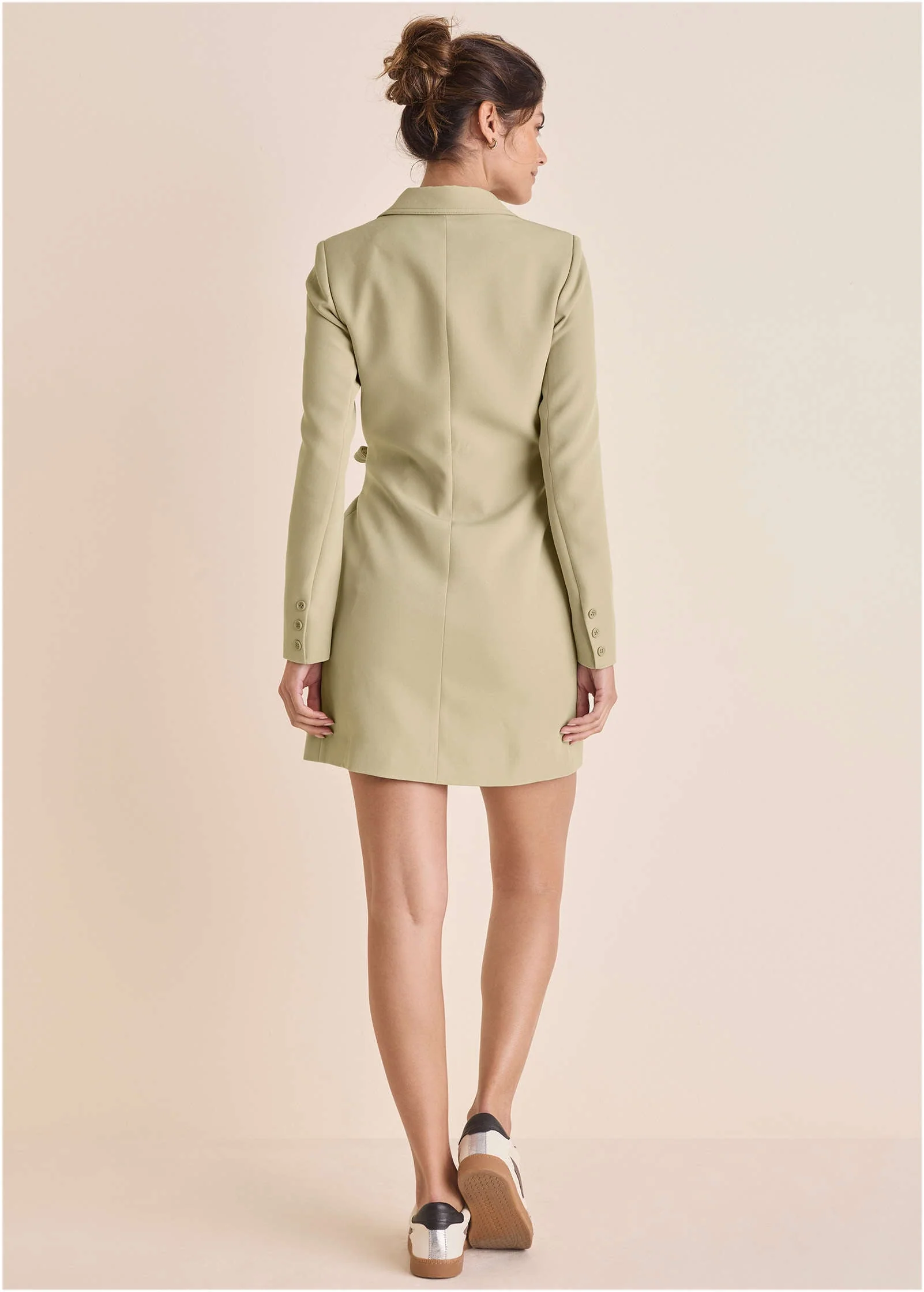 Belted Blazer Mini - Oxford Tan - Image 2