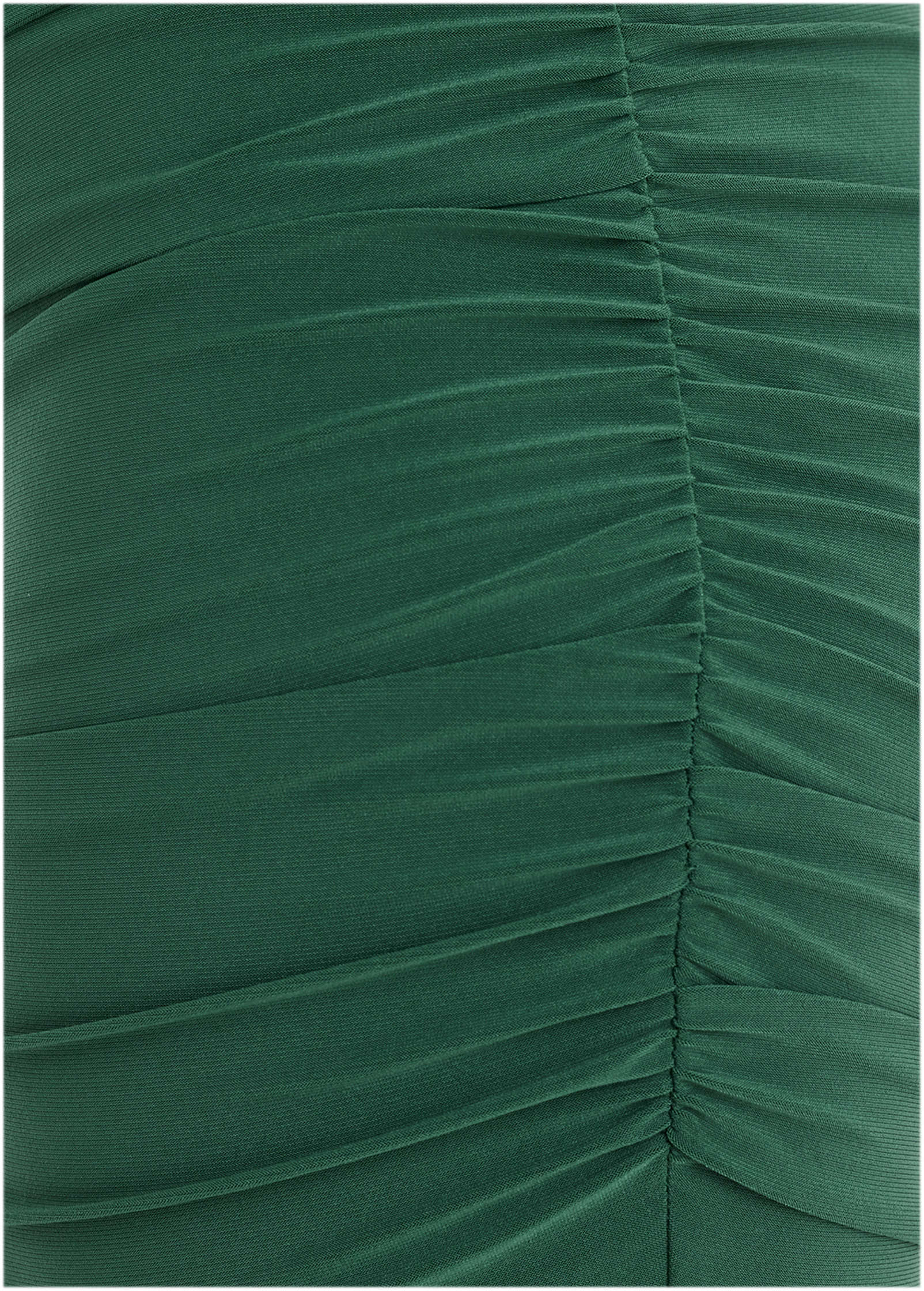 Ruched Side Ponte Mini - Tropical Green - Image 4