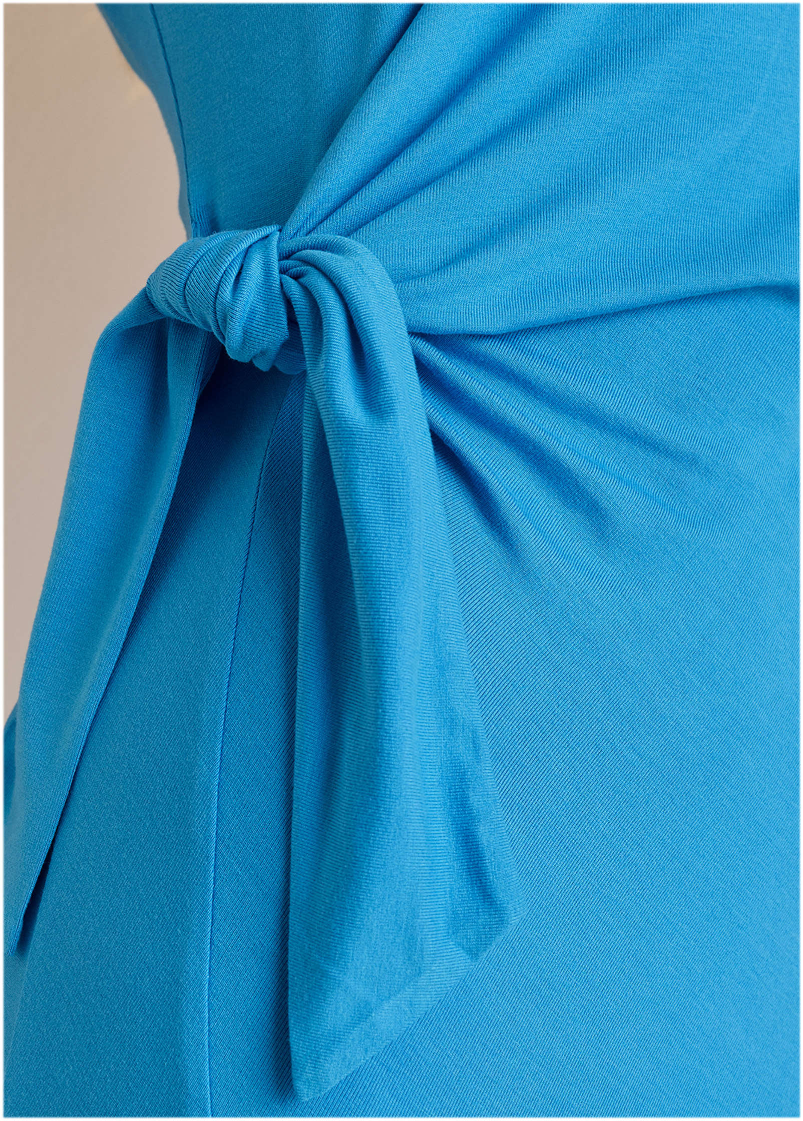 Tie Side Maxi Dress - Blue - Image 4