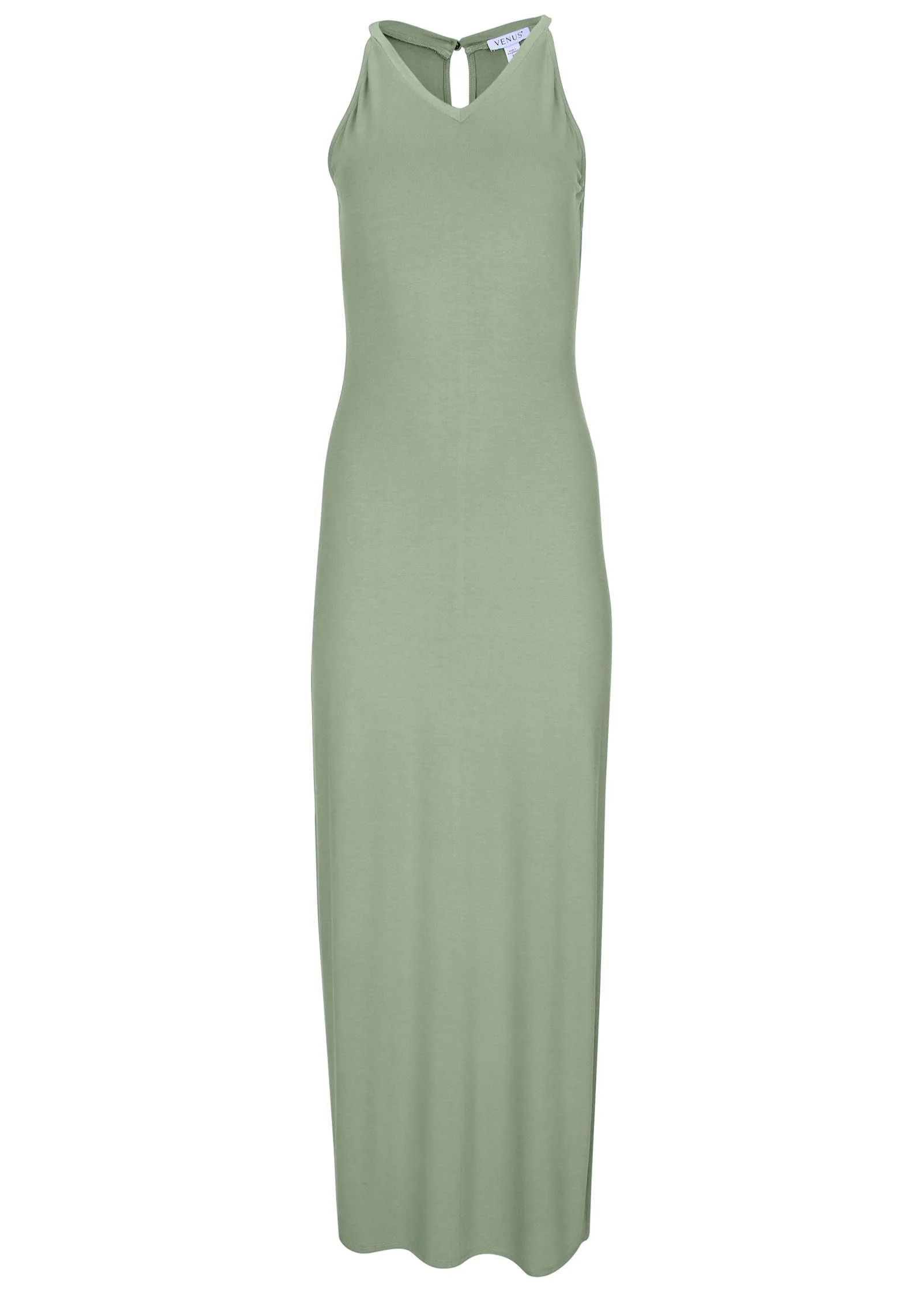 Halter Maxi Dress - Iceberg Green - Image 3