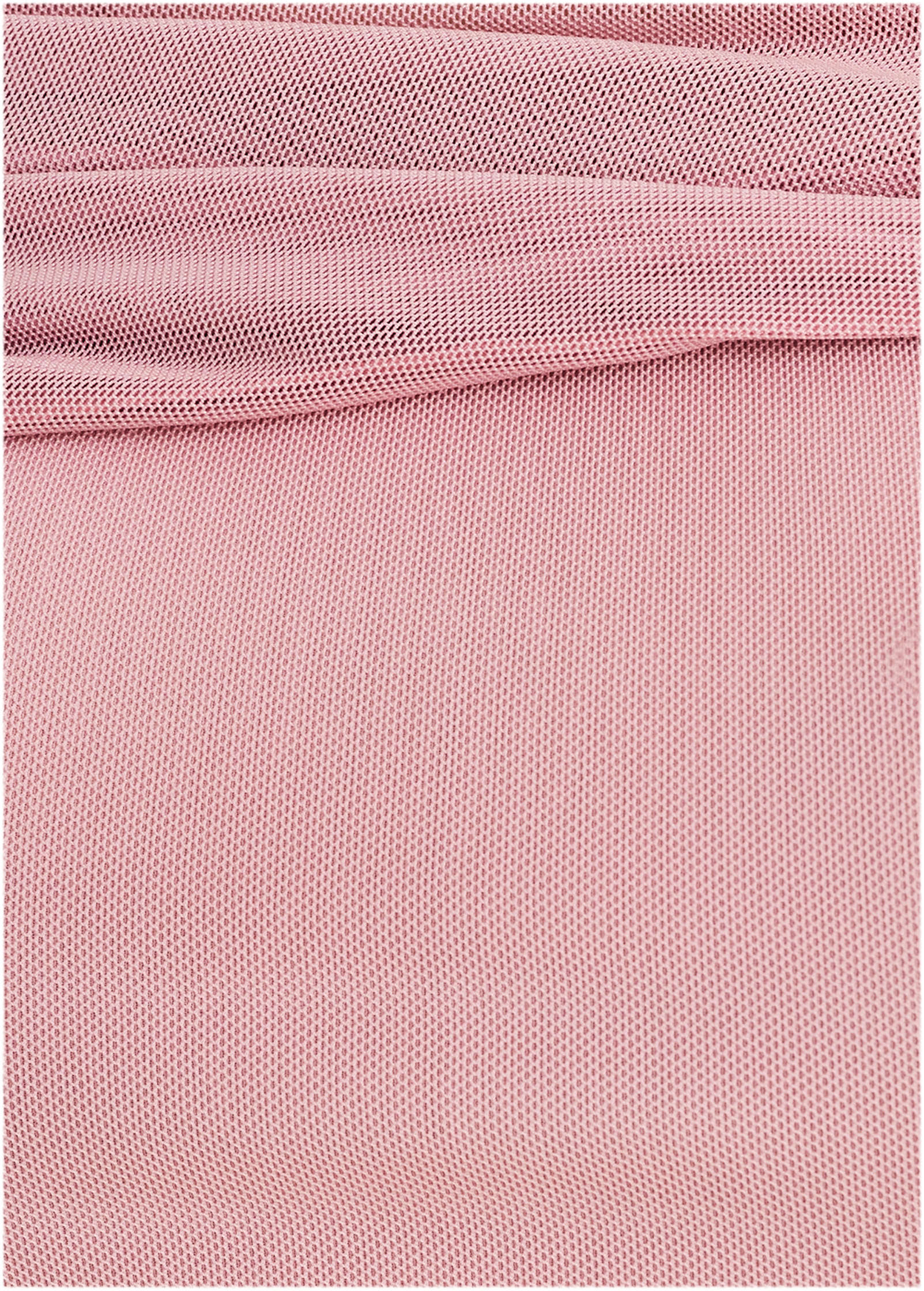 One-Shoulder Mesh Midi - Cameo Pink - Image 3