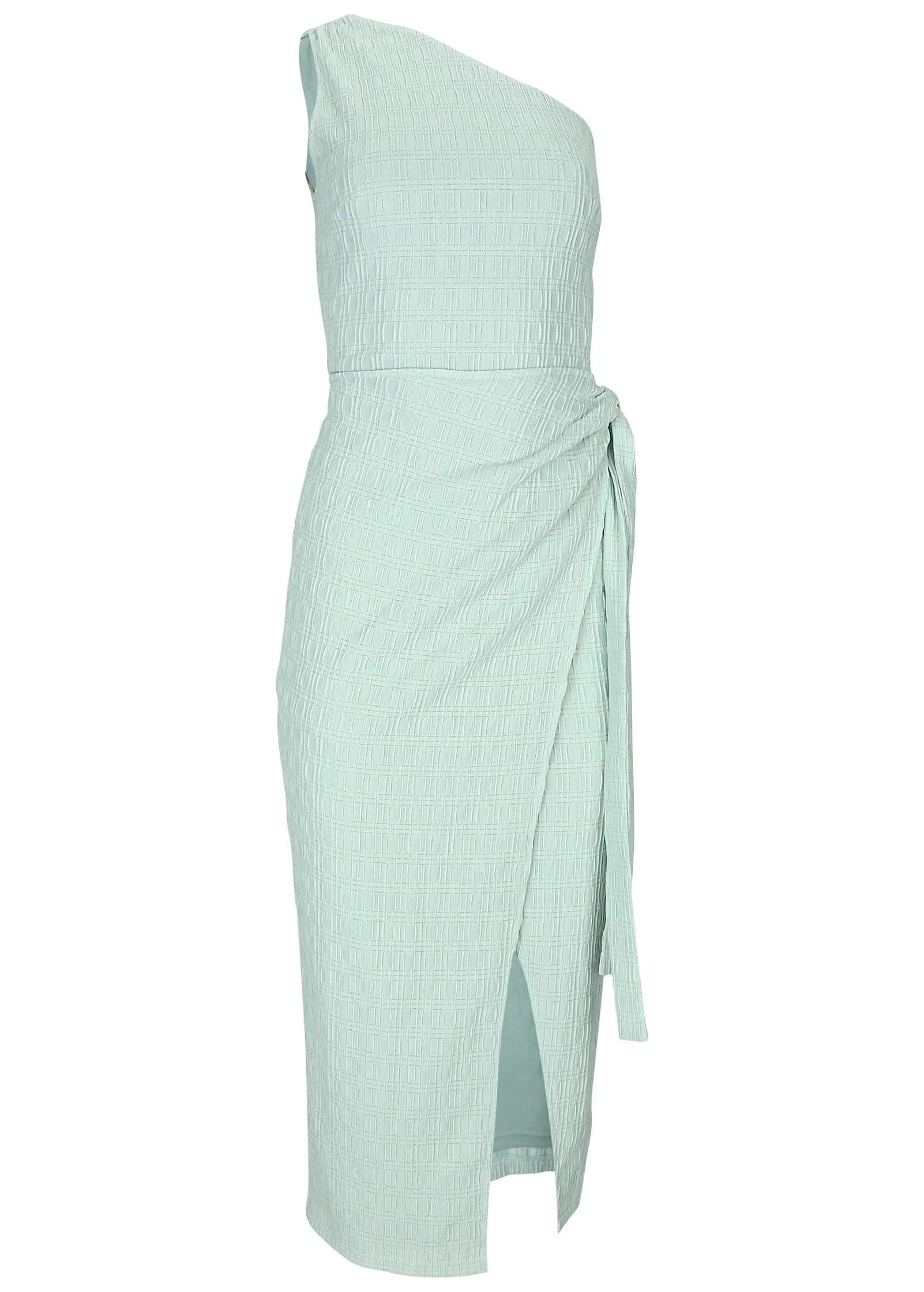 Tie Side Maxi Dress - Dusty Mint - Image 2
