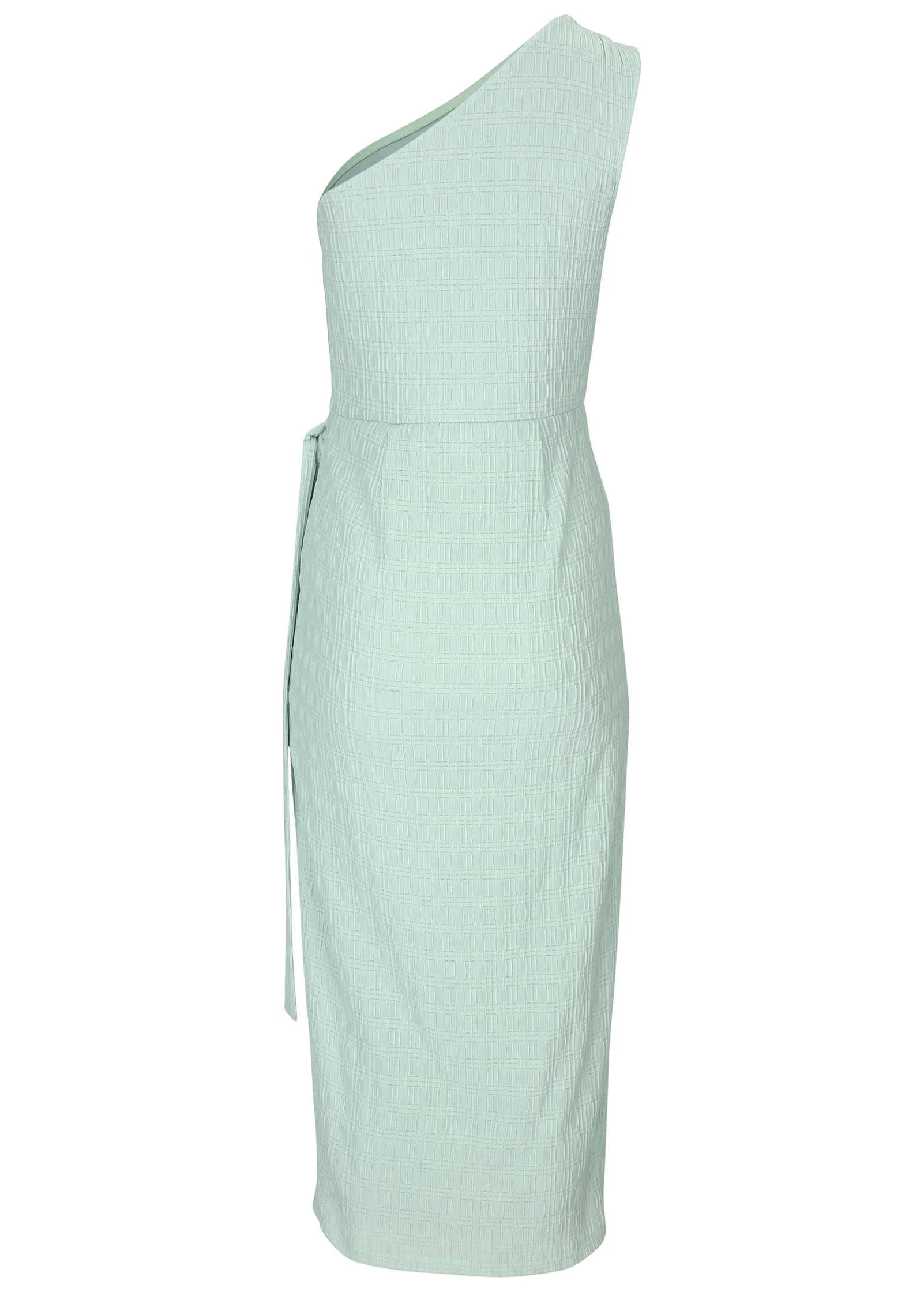 Tie Side Maxi Dress - Dusty Mint - Image 3